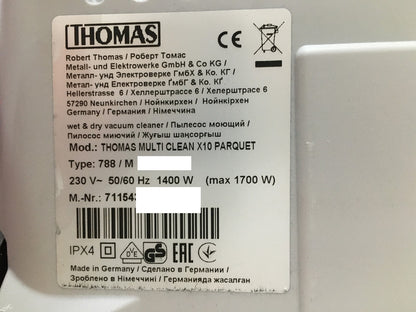 THOMAS Aqua+ Multi CLEAN X10 PARQUET Staubsauger, Waschsauger, beutellos, I36241
