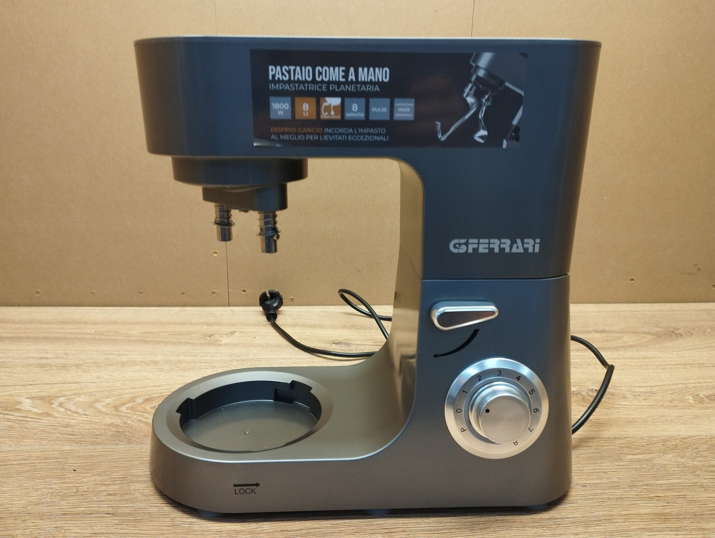 G3 Ferrari G20164 Küchenmaschine 1800 W 8L Edelstahl, I39417
