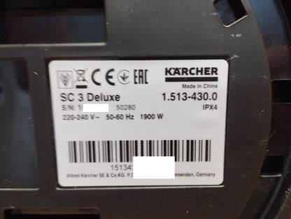 Kärcher SC 3 Deluxe Dampfreiniger 1.513-430.0, 1900W, I39804