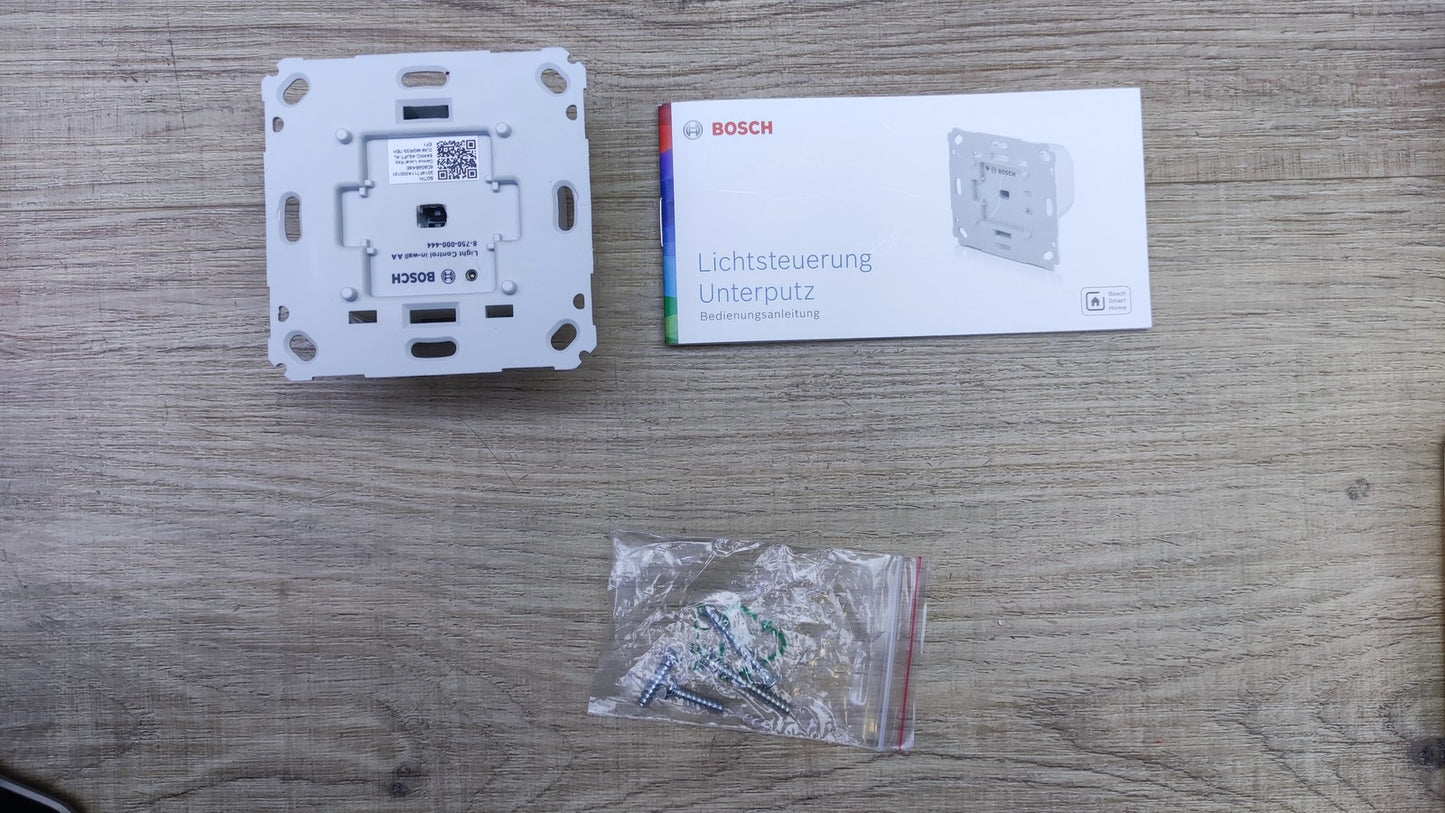 Bosch Smart Home Unterputz Lichtsteuerung Schaltaktor (8750000444), I35765