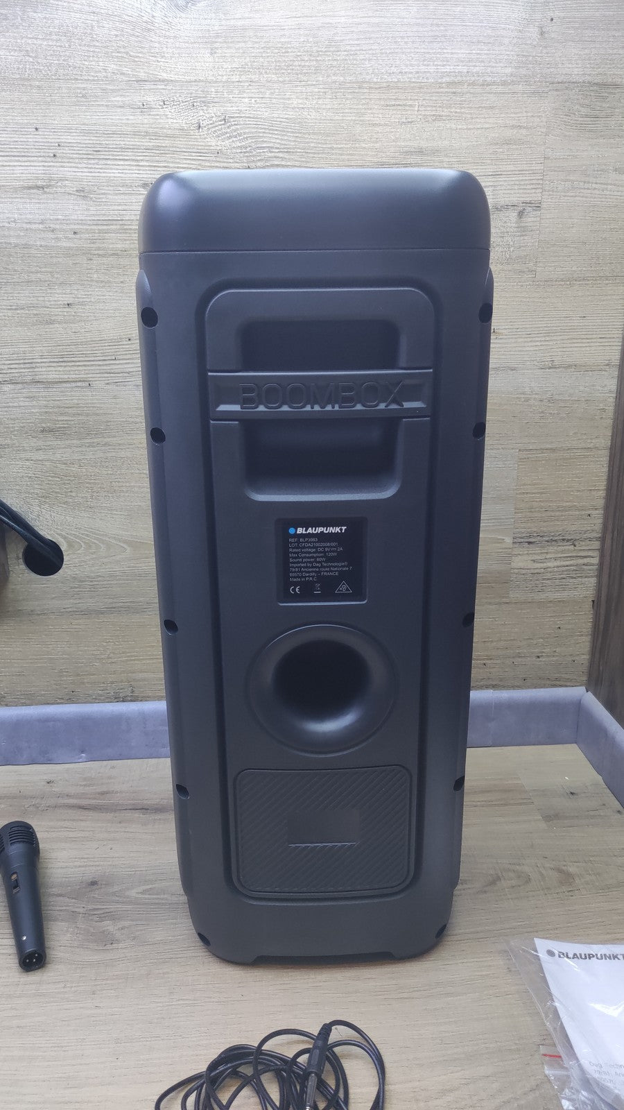 Blaupunkt BLP3963 Partybox Karaoke LED-Lautsprecher, I39612
