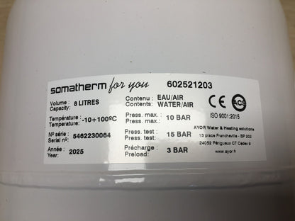 Somatherm Ausdehnungsgefäß (8 Liter), I38352