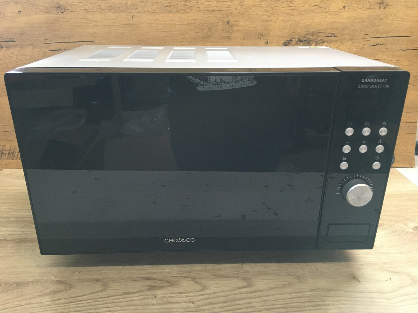 Cecotec 01375 Mikrowelle GrandHeat 2000 Built-in Black, 20L, I39509