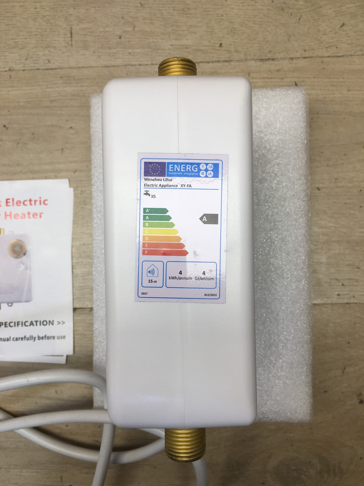 Instant XF-FA Mini Durchlauferhitzer, 3500W 220V, EEK:A, I40017
