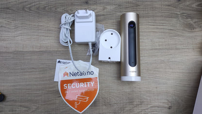 Netatmo Smart Indoor Überwachungskamera NSC01-AMZ innen mit Halterung, I34940