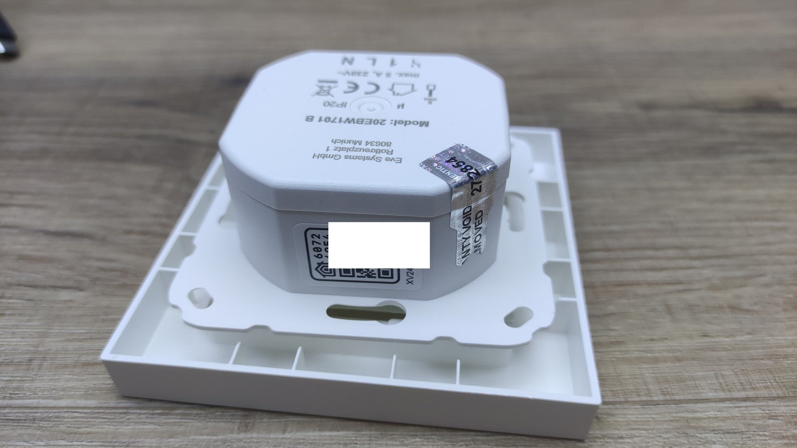 Eve Light Switch Smarter Lichtschalter 20EBW1701, I35346