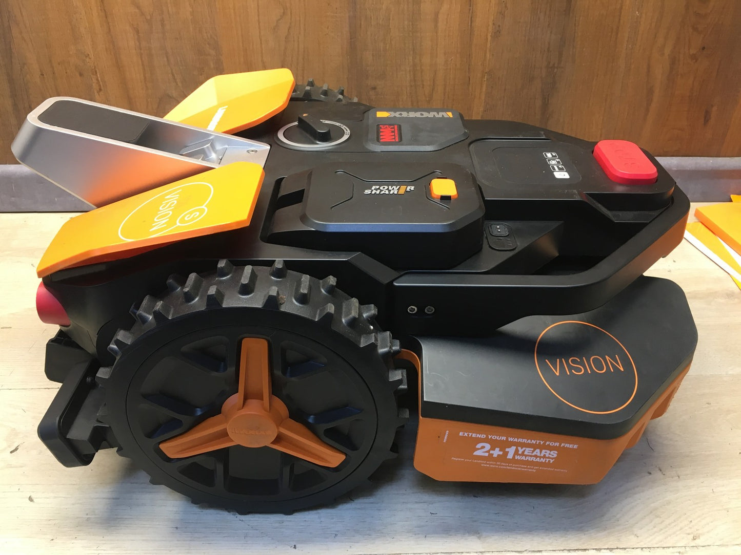 WORX Landroid Vision S250 Mähroboter ohne Begrenzungskabel WR202E, I37838