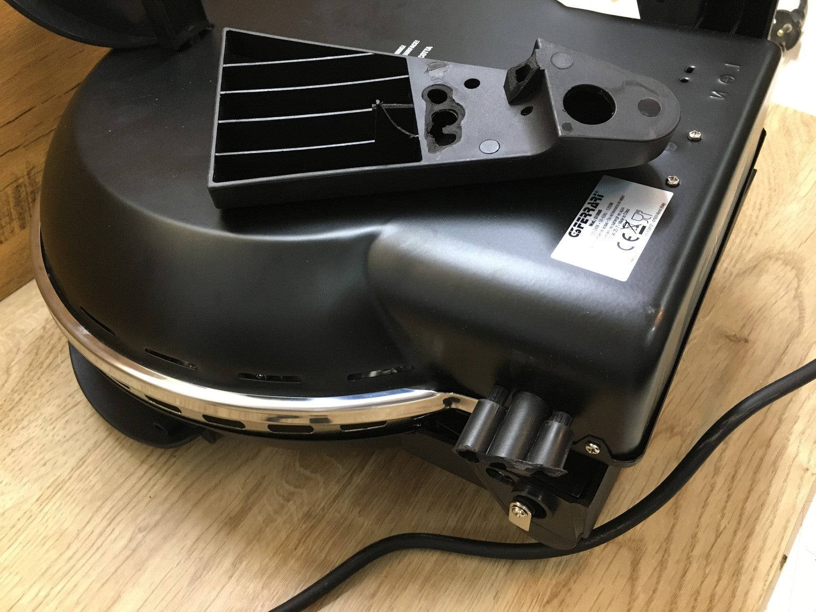 G3 Ferrari G10006 Pizzaofen, 1200 W, 400°C, schwarz, I39210