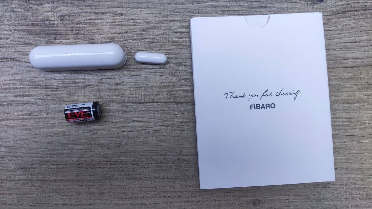 FIBARO Türkontaktsensor mit Temperatursensor FGBHDW-002, I36119