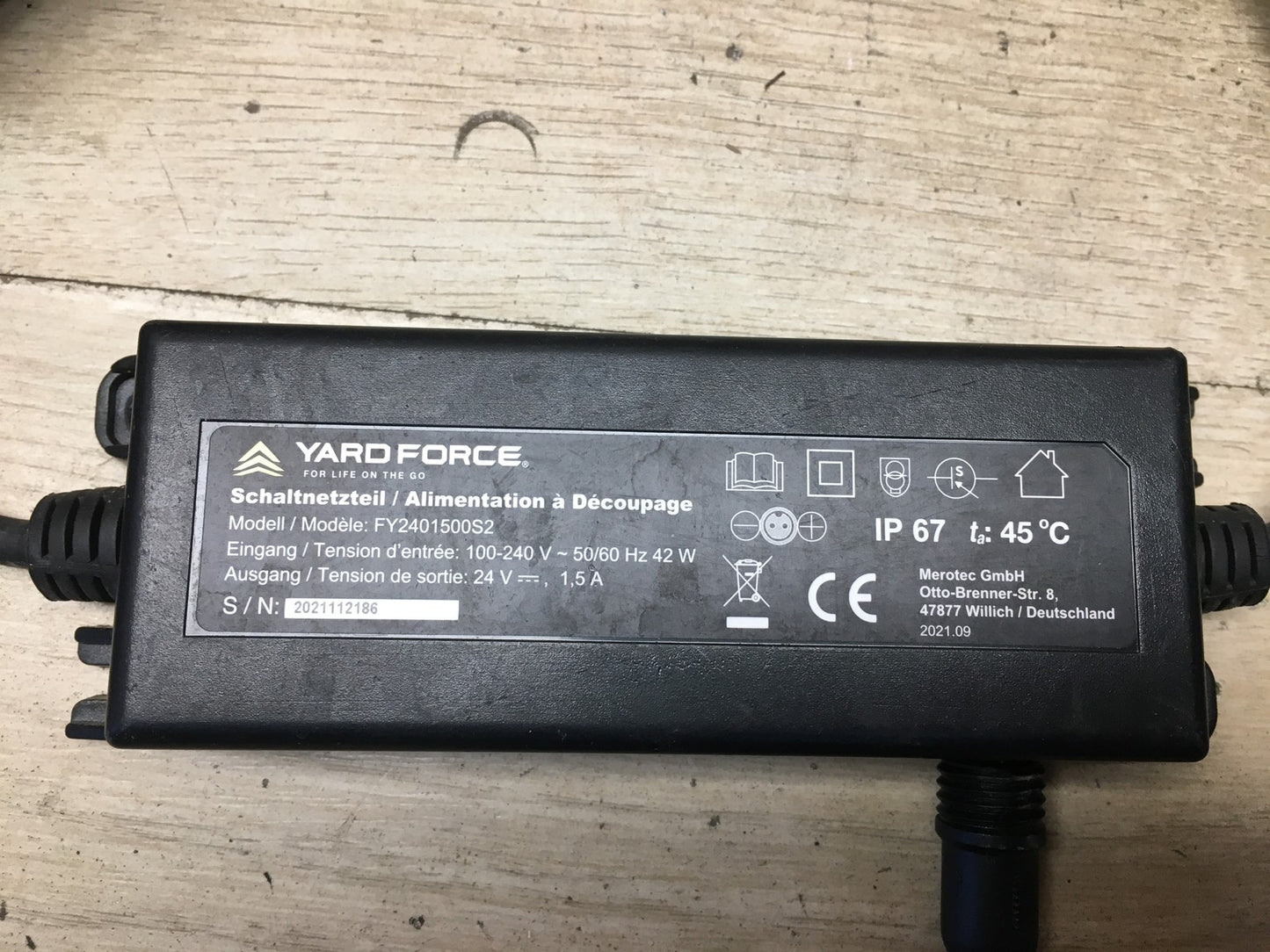 Yard Force FORCE Mähroboter COMPACT 300RBS bis zu 300 qm, I38183