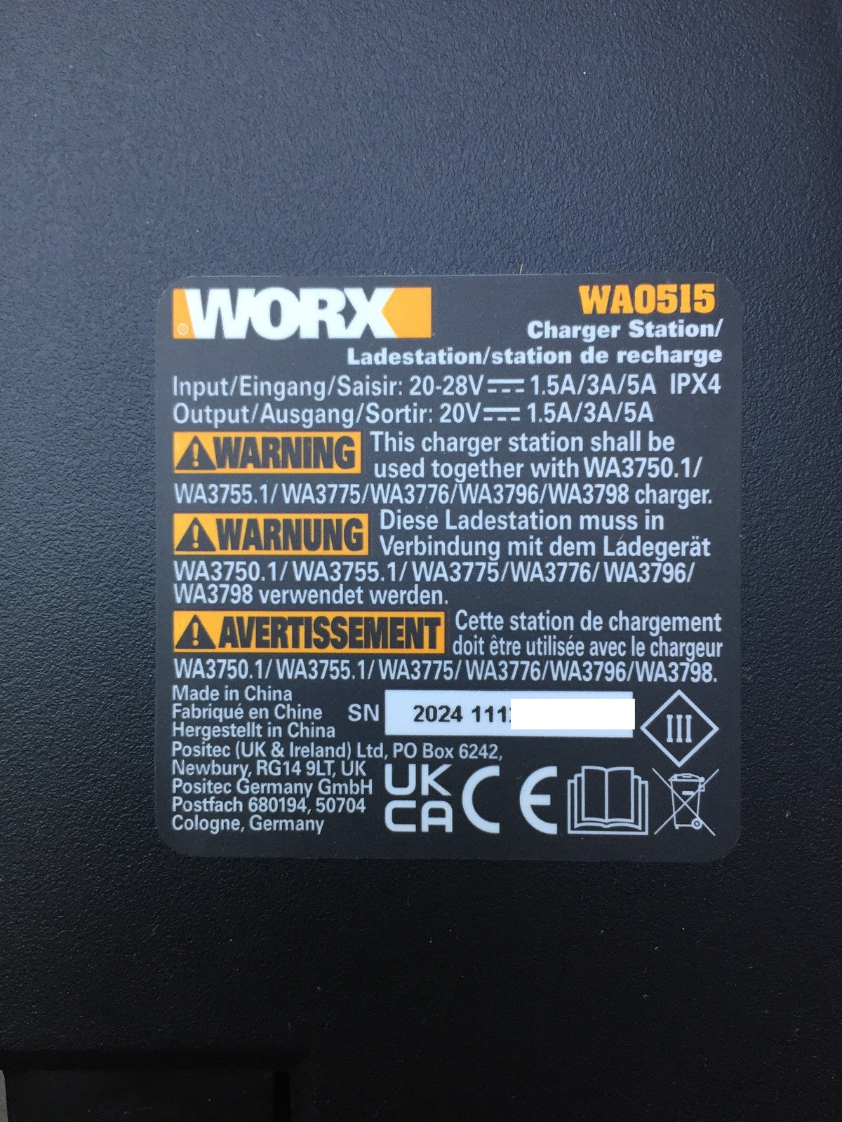 WORX Landroid Vision M550 Mähroboter ohne Begrenzungskabel WR205E, I33569