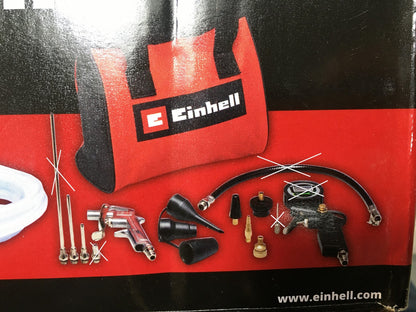 Einhell 10-tlg. Druckluftset mit Tasche, Kompressor Zubehör, I38211