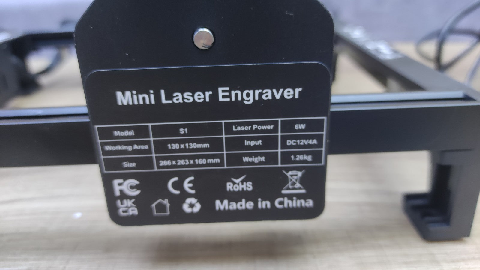 ACMER S1 6W Laser Graviermaschine, Tragbarer Laserschneider, I39569