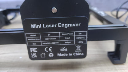 ACMER S1 6W Laser Graviermaschine, Tragbarer Laserschneider, I39569