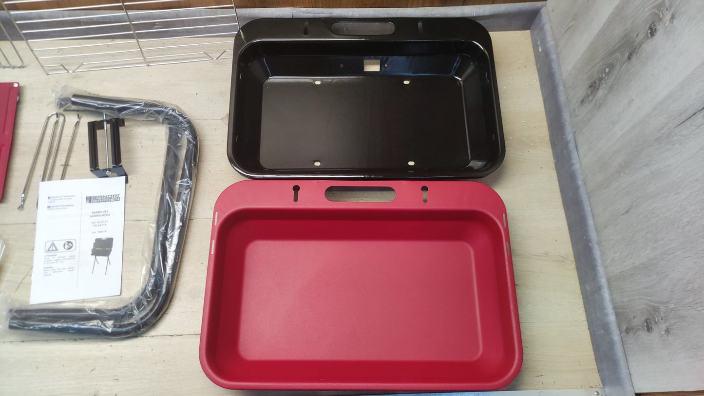 SandriGarden Holzkohlegrill SG 47-33, 47 x 33 cm, I38051