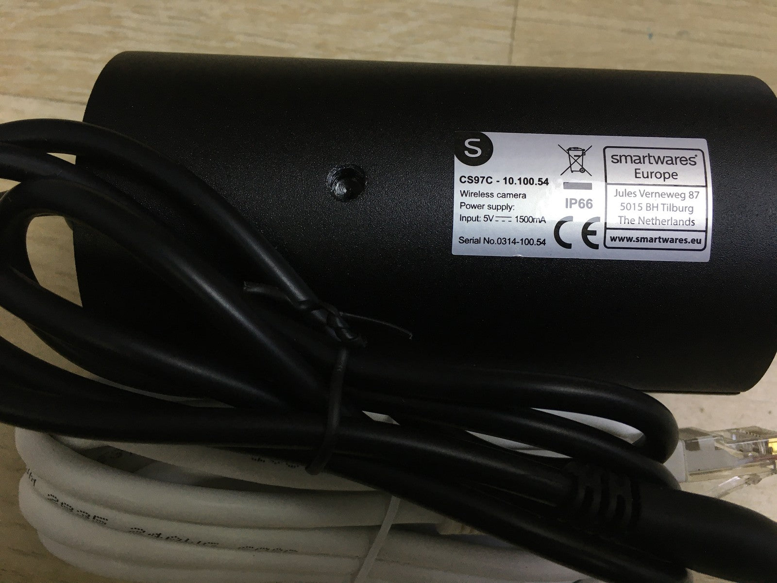 Smartwares CS97C Wireless-Überwachungskamera Aussen Schwarz, I33280