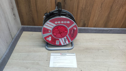 Vertex PB50METAL Verlängerungskabel 50 m, 3×2,5 mm², 3000W, IP44, I38200