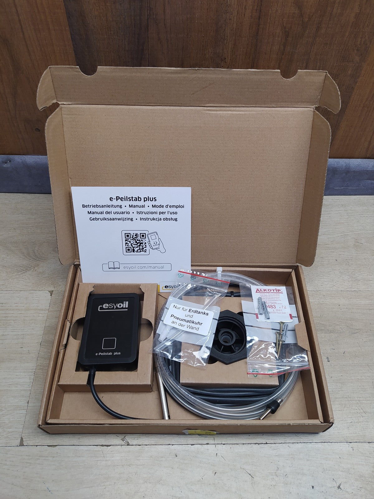 esyoil  e-Peilstab Plus Digitale Füllstandsanzeige für Heizöltank/Öltank, I38289
