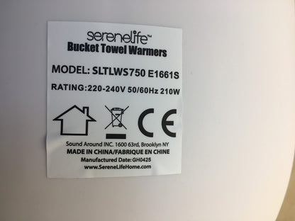 SereneLife SLTLWS750 Handtuchwärmer, I37285