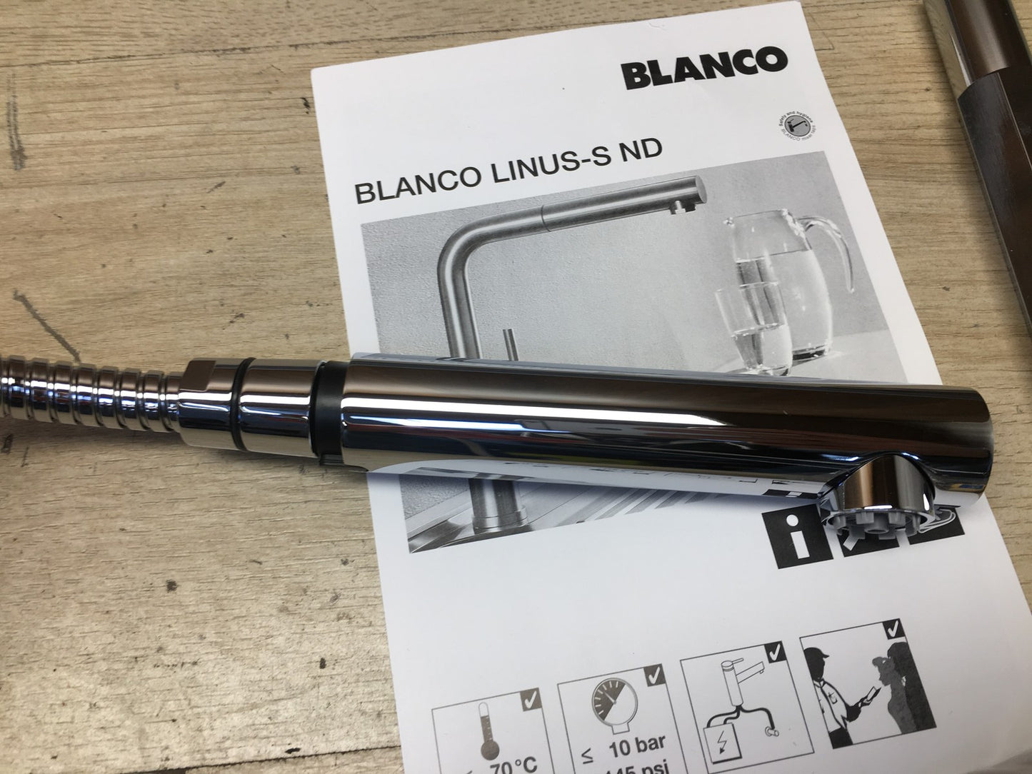 BLANCO LINUS-S Küchenarmatur 512200 Niederdruck, Wasserhahn, I37903
