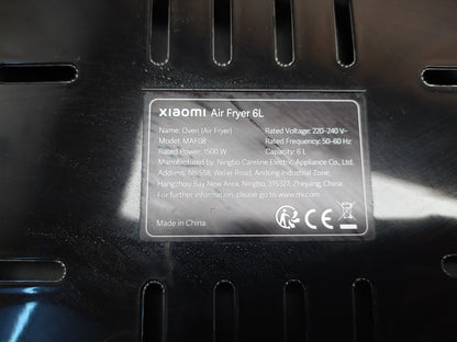XIAOMI Air Fryer Heißluftfritteuse MAF08, 6L, 1500W, I35921