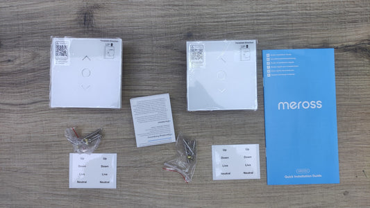 Meross Matter MRS100 Rolladenschalter, 2er Pack, I38825