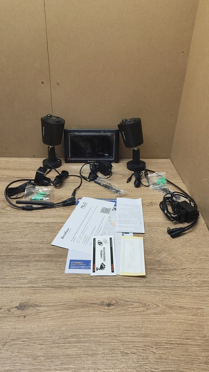 SecuFirst CWL401 Überwachungsset Aussen mit Monitor und 2 Kameras, I40194