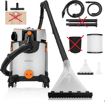 Zeegma ZONDER WASH Nass-/Trockensauger, 1400W, mit 4L Wassertank, I36251