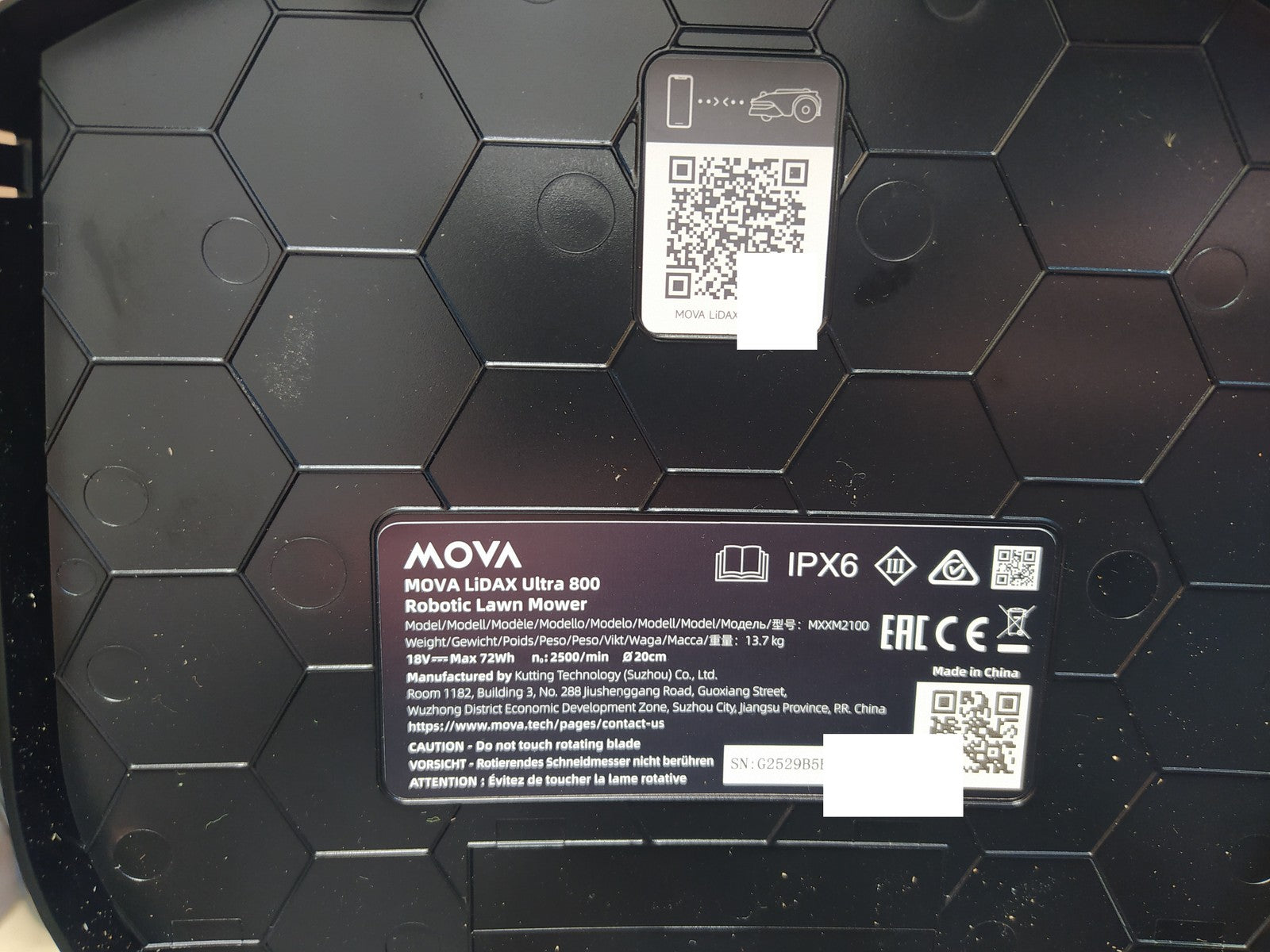MOVA LiDAX Ultra 800 Mähroboter ohne Begrenzungskabel (MXXM2100), I37946