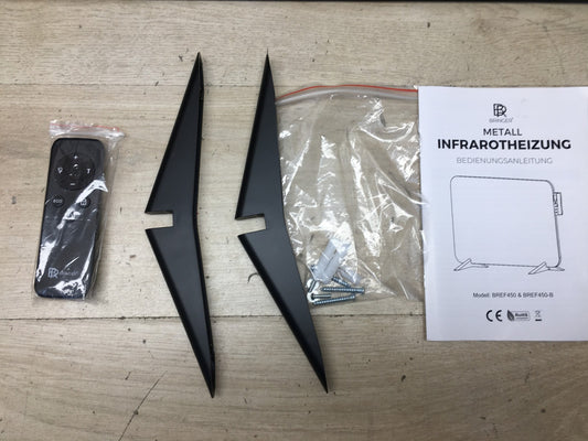 BR Bringer BREF450-B Infrarotheizung 450 W, mit Smart Thermostat, I38449