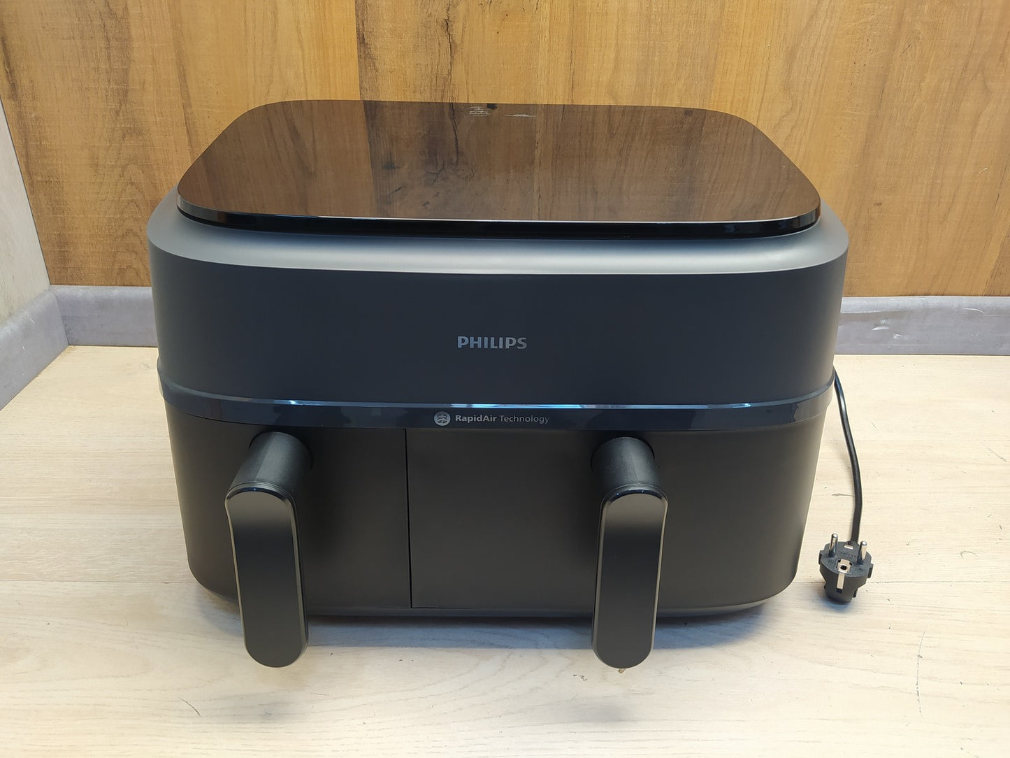 Philips Heißluftfritteuse NA350/00, 9L, 2 Körbe, I36432