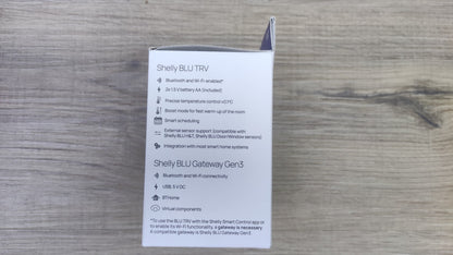 Shelly Blu TRV Bluetooth Smart Thermostatventil & Shelly Blu Gateway Gen3 I38752