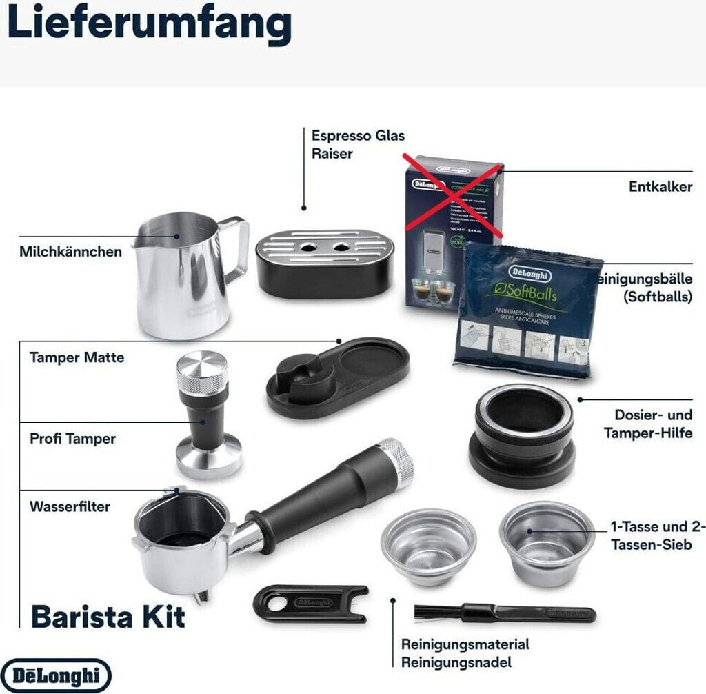 De'Longhi La Specialista Arte EC9155.MB Espressomaschine mit Mahlwerk, I39781