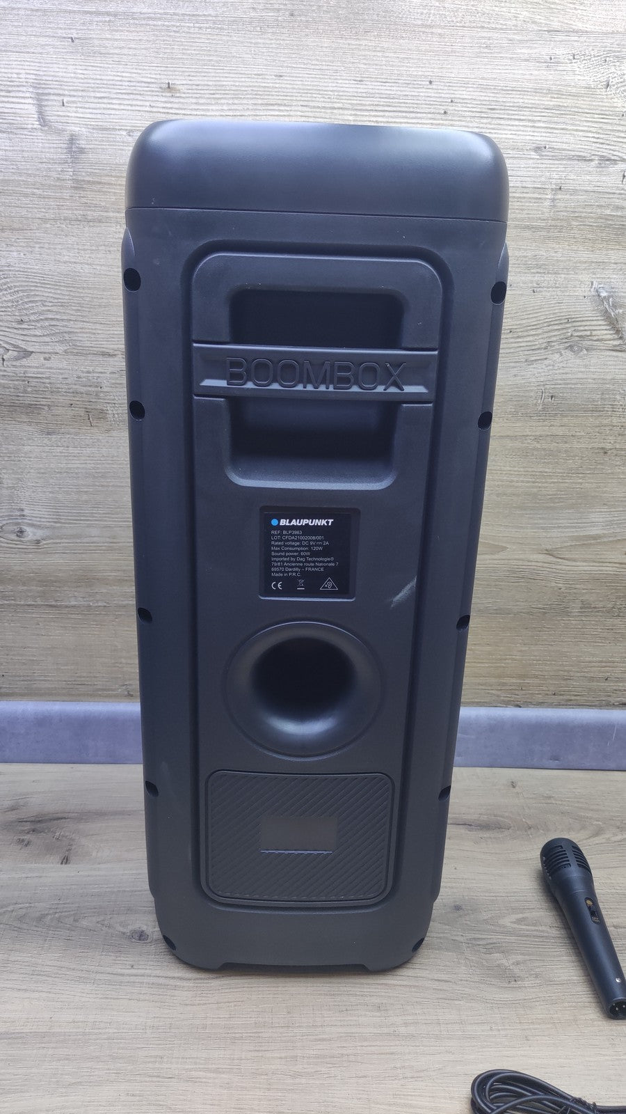 Blaupunkt BLP3963 Partybox Karaoke LED-Lautsprecher, I39605