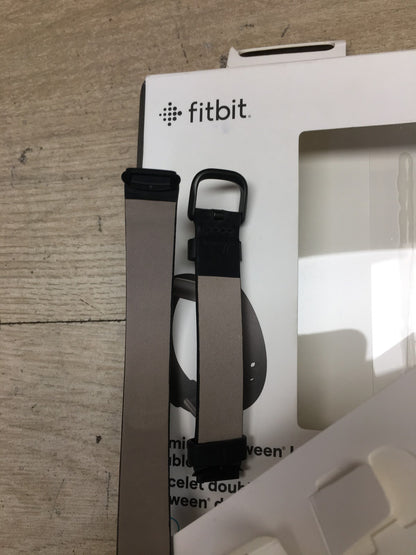 Fitbit Luxe Horween Leather Armband, schwarz, I39182