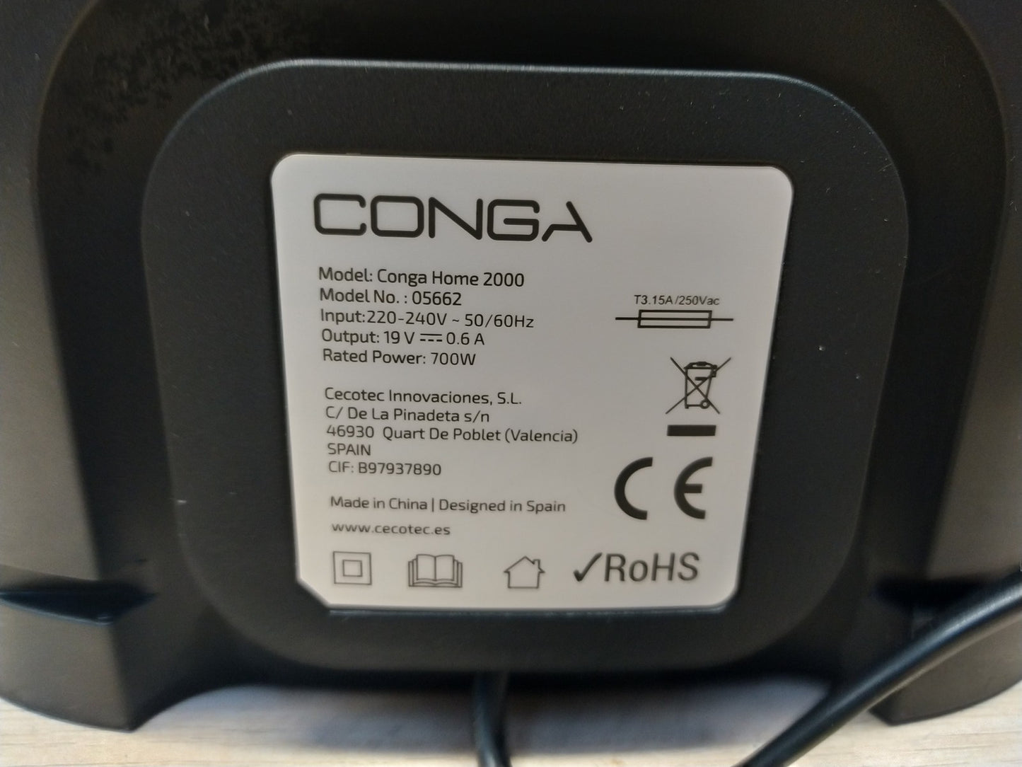 Cecotec Conga 2290 Ultra Saugroboter mit Wischfunktion (05661), I36508