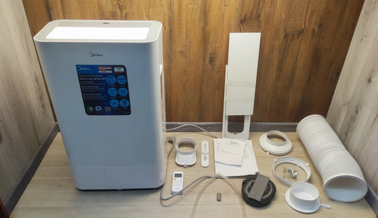 Midea Mobiles Klimagerät Silent Cool 26 Pro WF, 9000 BTU 2,6kW, EEK:A, I37686