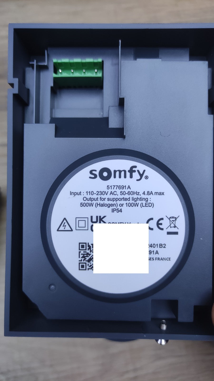 Somfy 1875326 Überwachungskamera aussen anthrazit, I35372