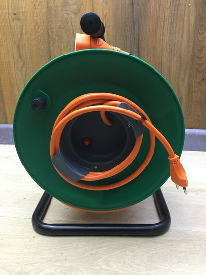 Zenitech Schweizer Gartenschlauchtrommel, 50 m, H05VV-F 3G1,5 mm², I34953