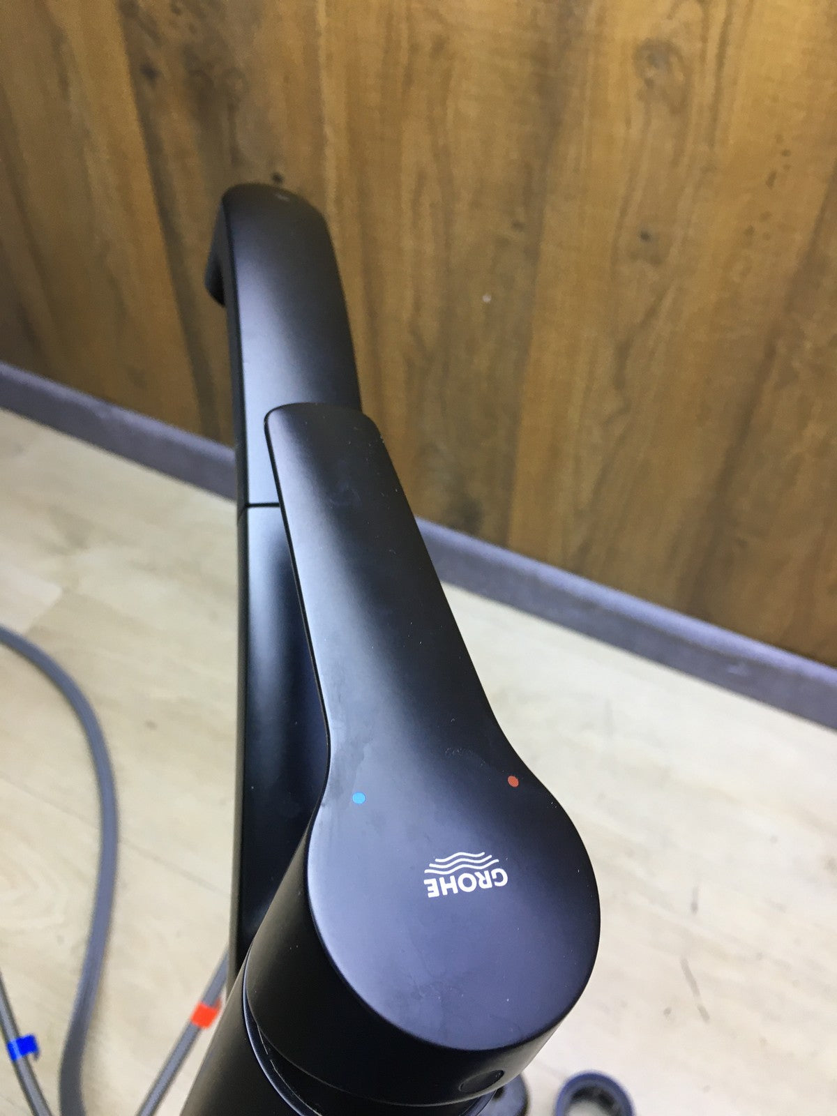 GROHE Start Einhand-Spültischbatterie 303072431, Mattschwarz, Wasserhahn, I35139