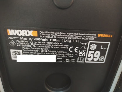 WORX Landroid Vision M600 Mähroboter ohne Begrenzungskabel WR206E.1