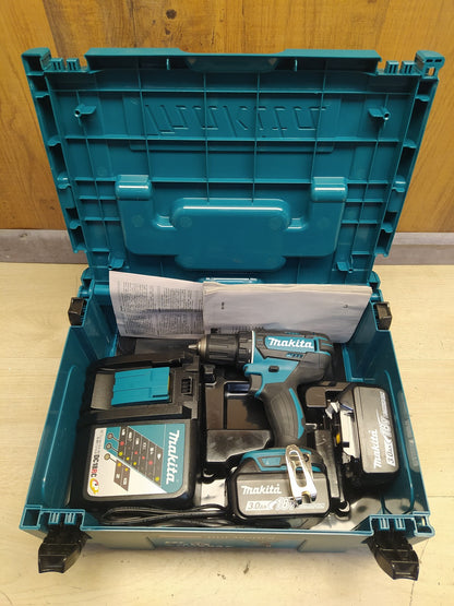 Makita DDF482 Akku-Bohrschrauber 2 Akkus 3.0Ah, I38681