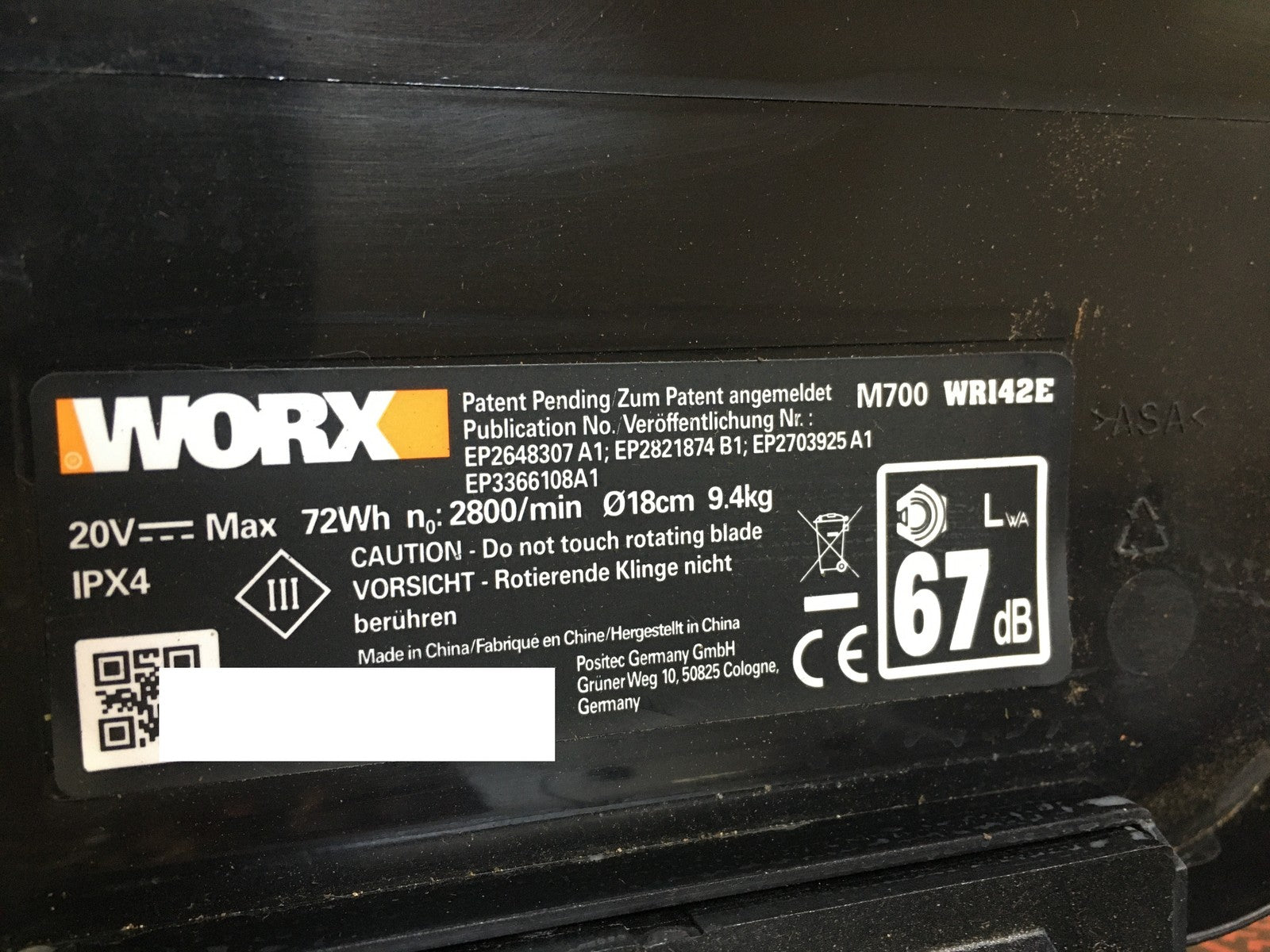 WORX Landroid M700 WR142E Mähroboter für Gärten bis 700 qm, I38454