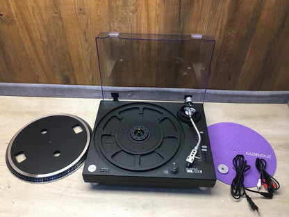 Glorious VNL-500 USB Plattenspieler Quarzgesteuert Direktantrieb USB 33 1/3 45