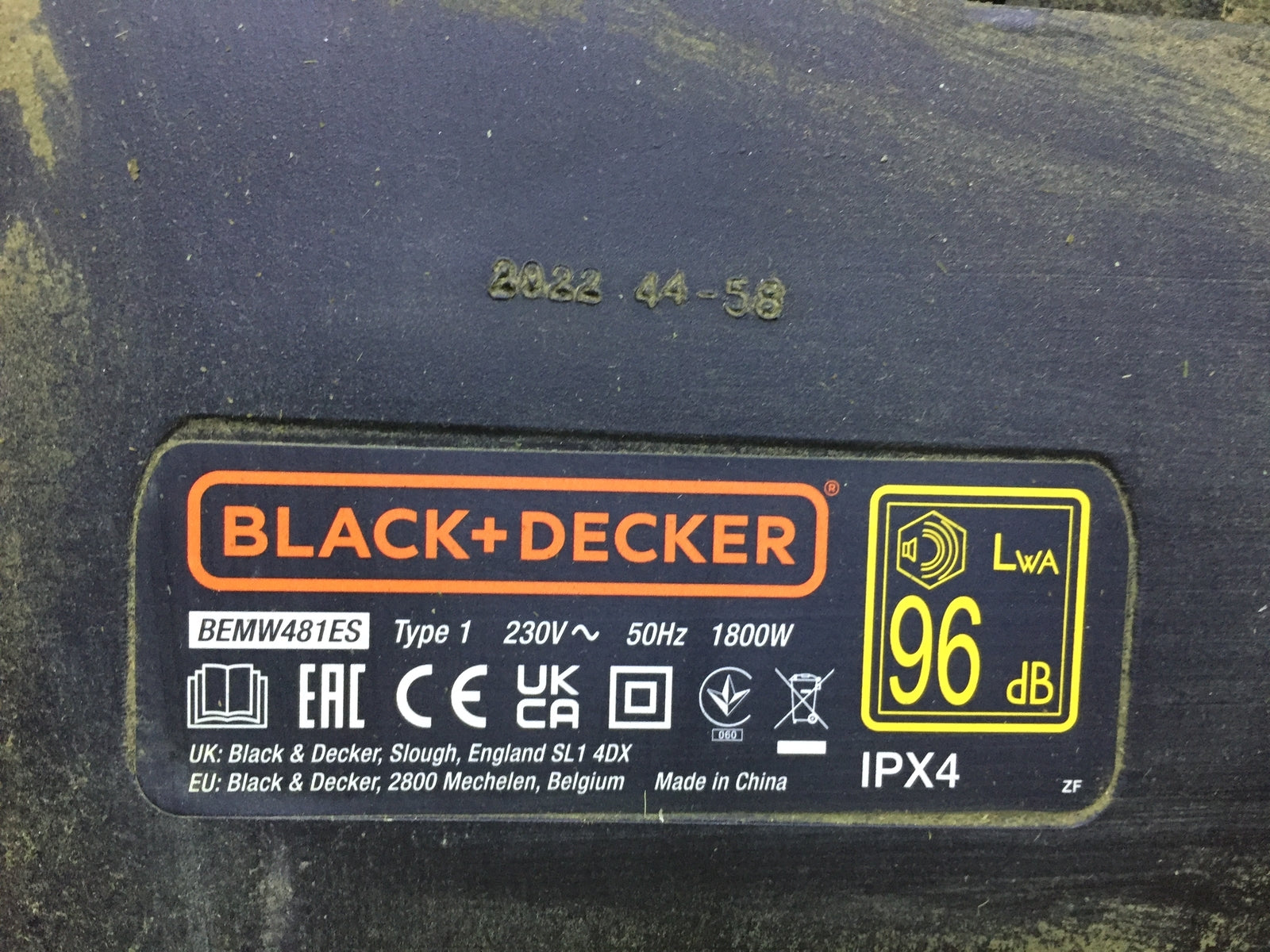 Black&Decker BEMW481ES Elektro-Rasenmäher 1800W Arbeitsbreite 42cm, I32319