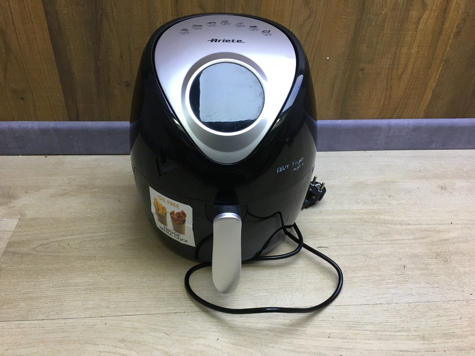 Ariete 4616 Air Fryer digital Heißluftfritteuse, 1300W, 2,6L, I29037