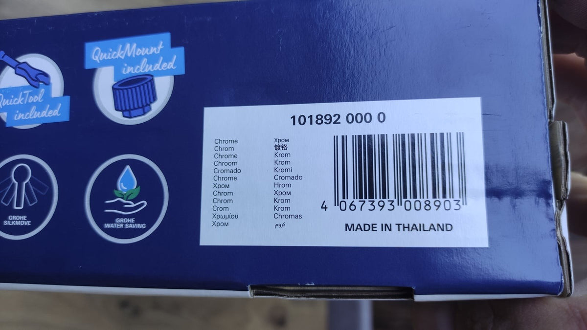 GROHE 1018920000 Waschtischarmatur hoch, wassersparend, Wasserhahn