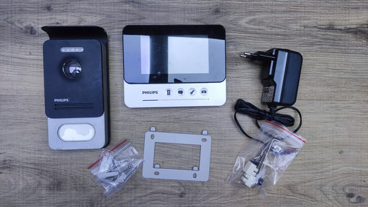 PHILIPS WelcomeEye COMPACT Videosprechanlage 4,3" Display DES 9300 VDP, I36523
