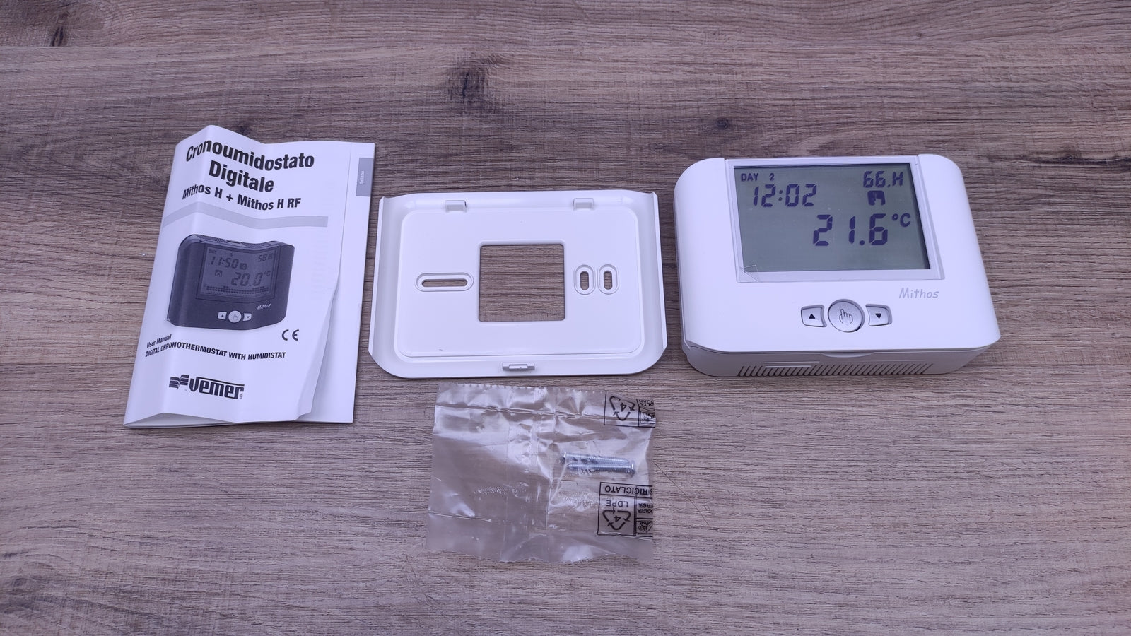 Vemer MITHOS H Bianco VE478400 Thermostat, Weiß, I32636