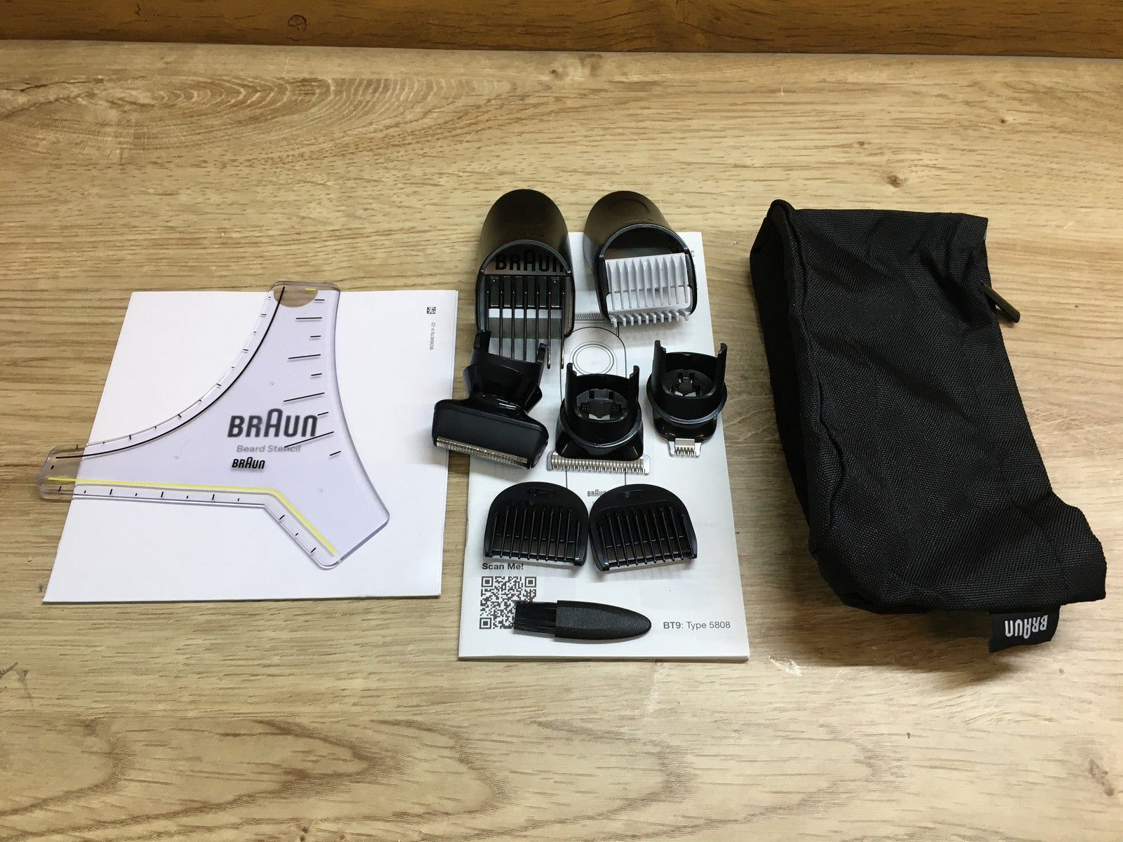 Braun Series 9 Barttrimmer BT9560, +12 Barberutensilien, I39973
